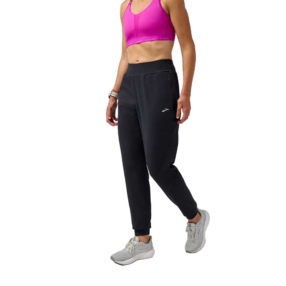 Women's Momentum Thermal Jogger 2.0 - Black AdjustableWaistband Stylish Comfort