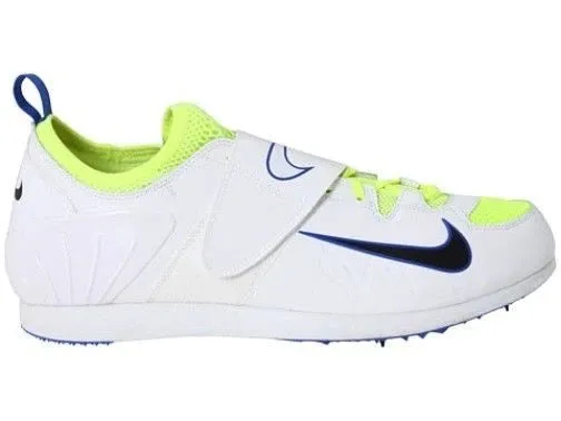 thriller - themed running shoes asphalt - running shoes Unisex Zoom Pole Vault II (103 - White/Black-Volt-Treasure Blue)