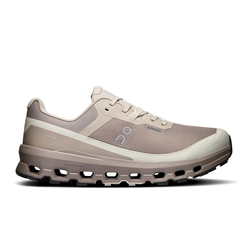 On Cloudvista 2 Waterproof (Womens) - Fog/Cinder Reinforced Lacing