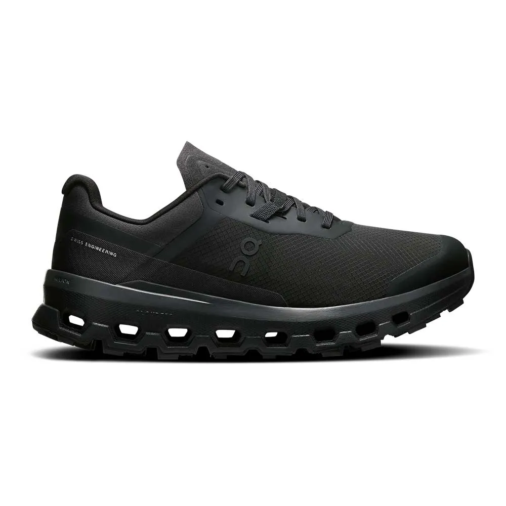 Women's Cloudvista 2 Trail Running Shoe - Black/Black - Regular (B) ventilation channels hard - rubber sole shoes