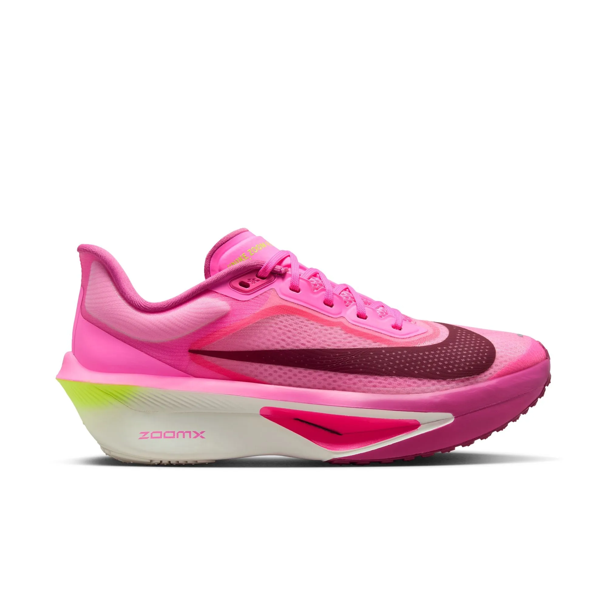 Women??s Zoom Fly 6 (602 - Pink Spell/Bordeaux-Crimson Tint) pre - molded - fit shoes ribbon - trimmed - design shoes