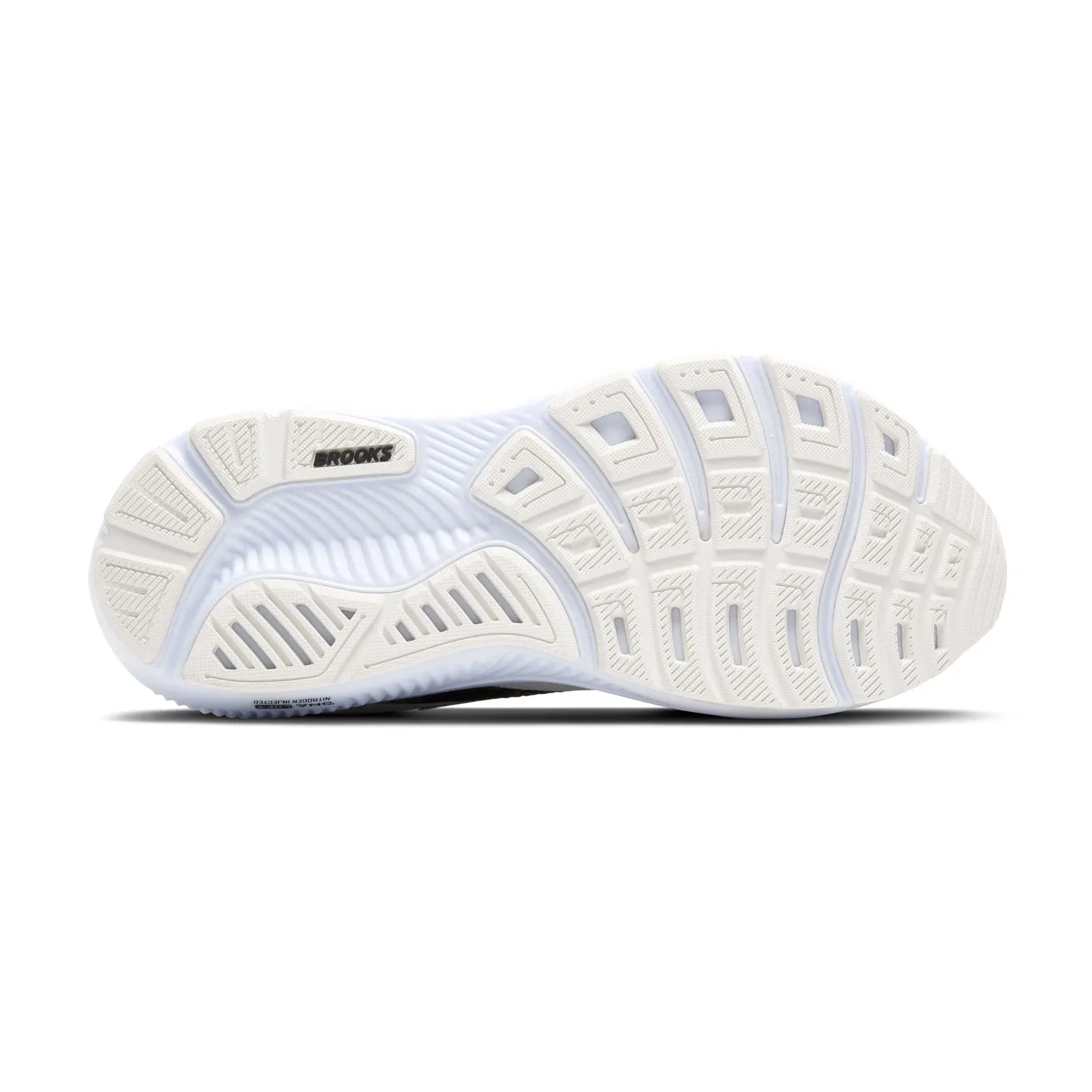 running on a grass track shoes Women's Ghost 17 Running Shoes White / Black / Rose Gold