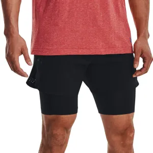 Under Armour Vanish Elite 2 In 1 Mens Running Shorts - Black Sporty Vibe Leather shorts