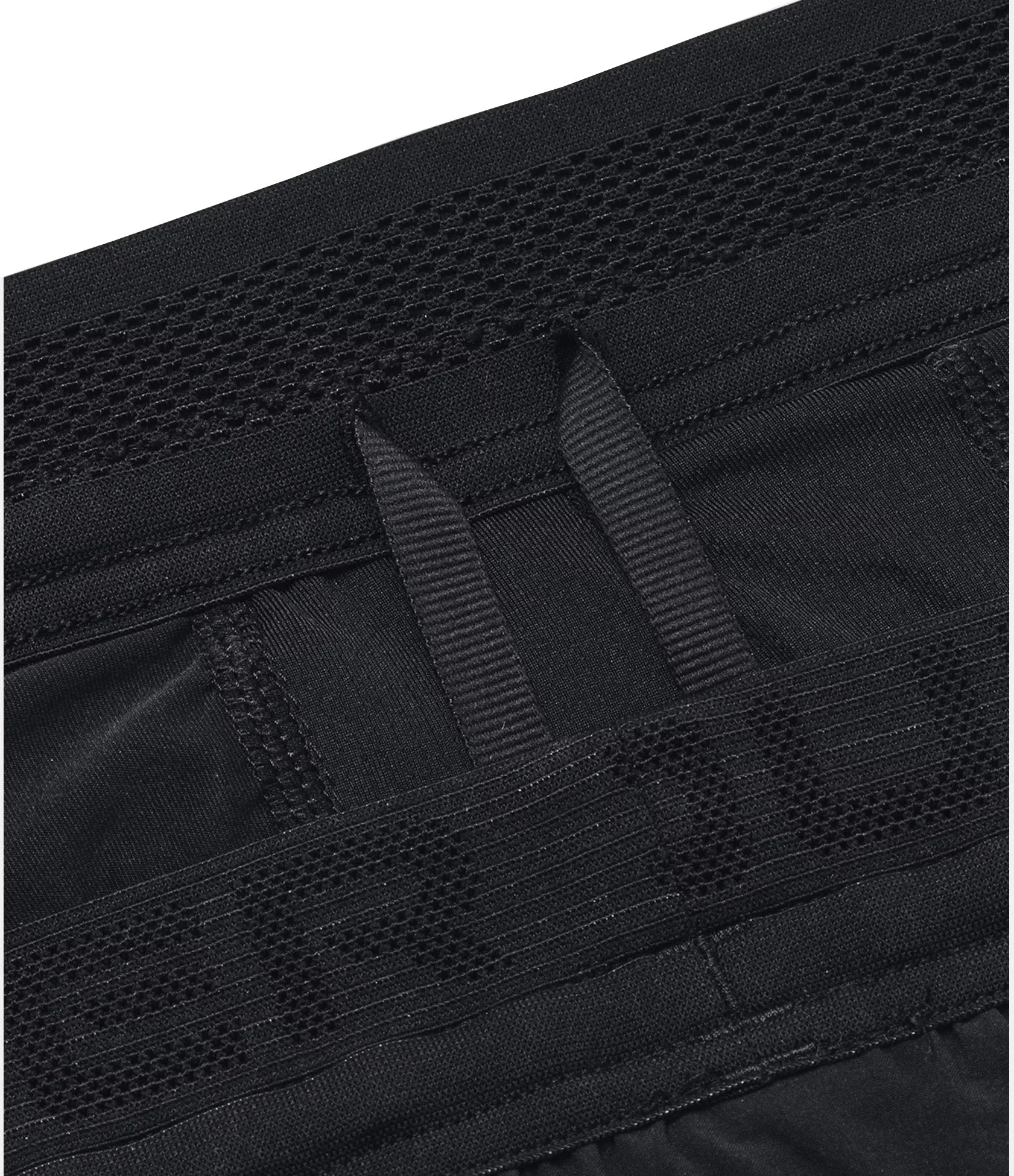 Quick Adjust Under Armour Vanish Elite 2 In 1 Mens Running Shorts - Black