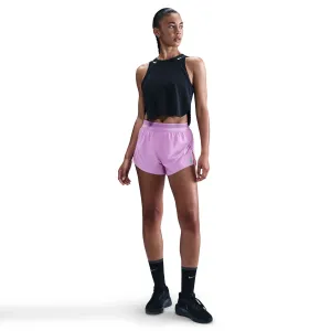 Green Soul Women's DRI-FIT ADV Aeroswift Mid-Rise Brief-Lined 3" Running Shorts (532 - Rush Fuchsia/Aster Pink/Green Shock)