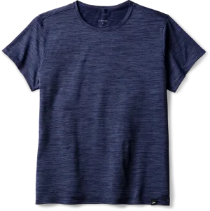 Trendy Trousers Fashion Layers Women??s Luxe Short Sleeve (461 - Htr Midnight)