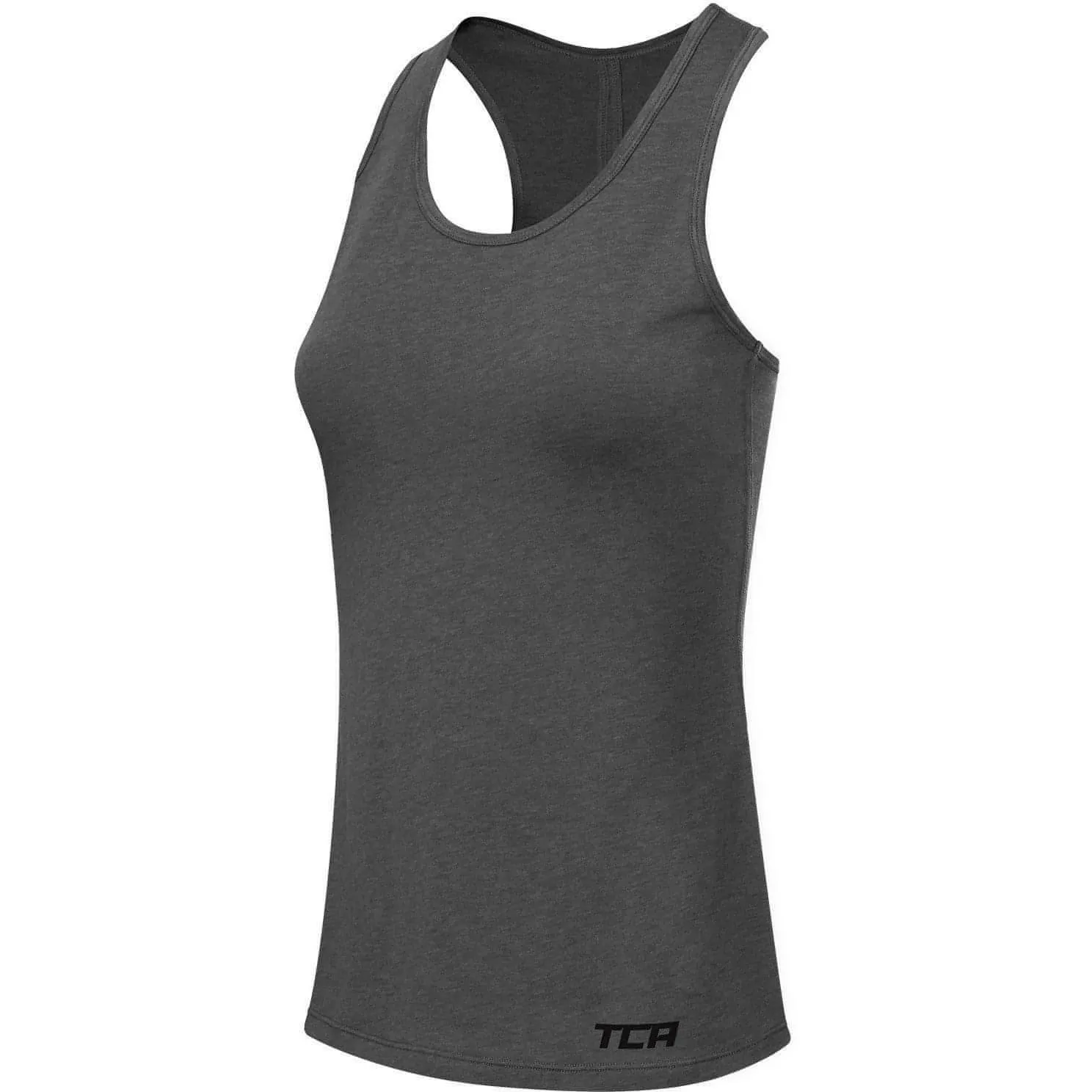 UV Protection Fabric EnergyReturning Midsole TCA Natural Performance Womens Running Vest Tank Top - Grey