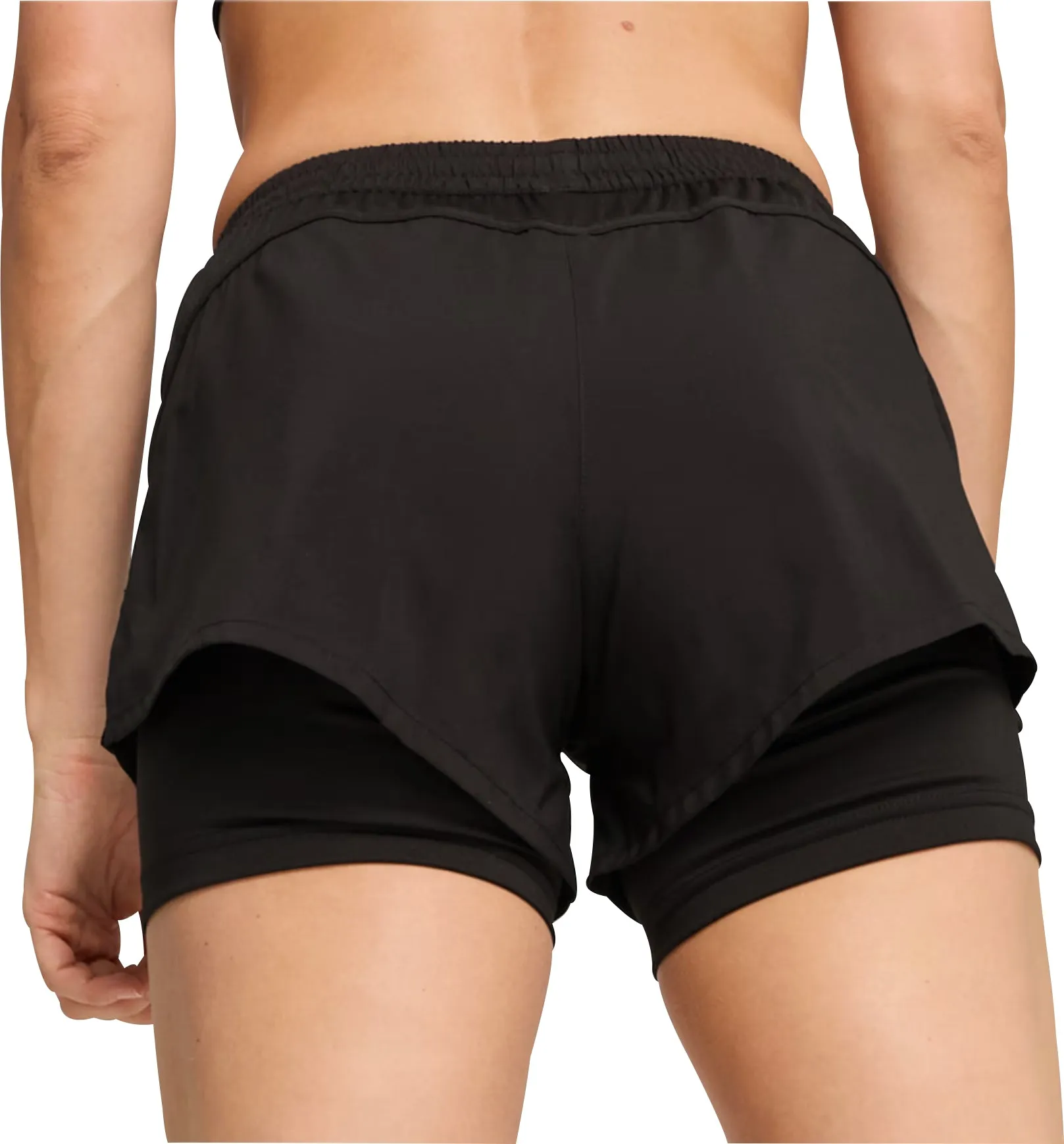 Puma Run Favourite Velocity 2 In 1 Womens Running Shorts - Black Anti Chafe Seamless Anti Static Technology