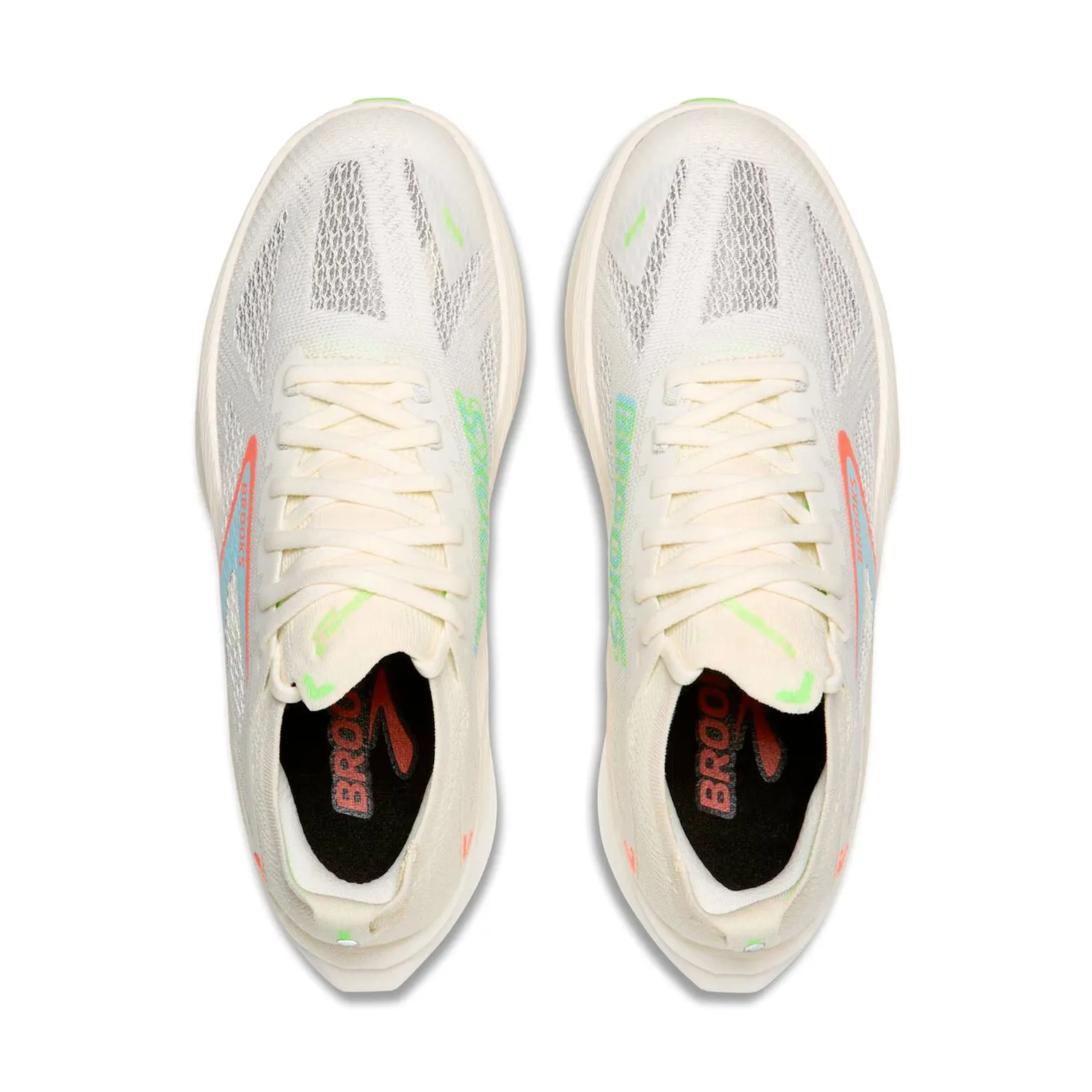 Women's Hyperion Max 3 Running Shoes Coconut / Green Gecko / Pink Clay appliqued - finish - design shoes Fast Landing