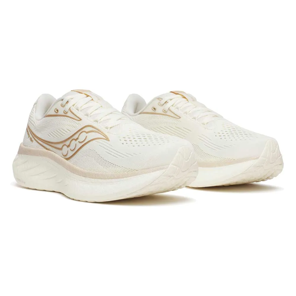 Women's Ride 18 Running Shoe - Vanilla - Regular (B) Dual Density Collars