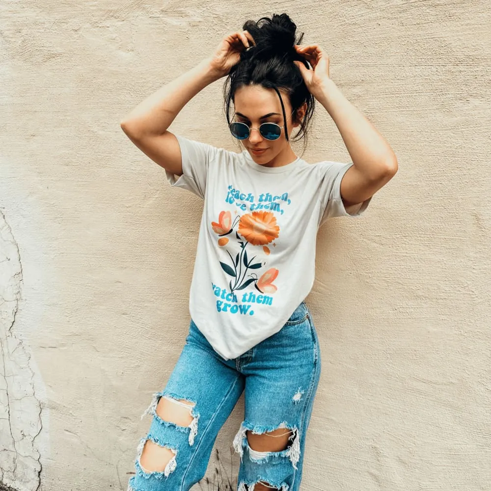 Teach Them Tee Slim Silhouette Sporty Vibe