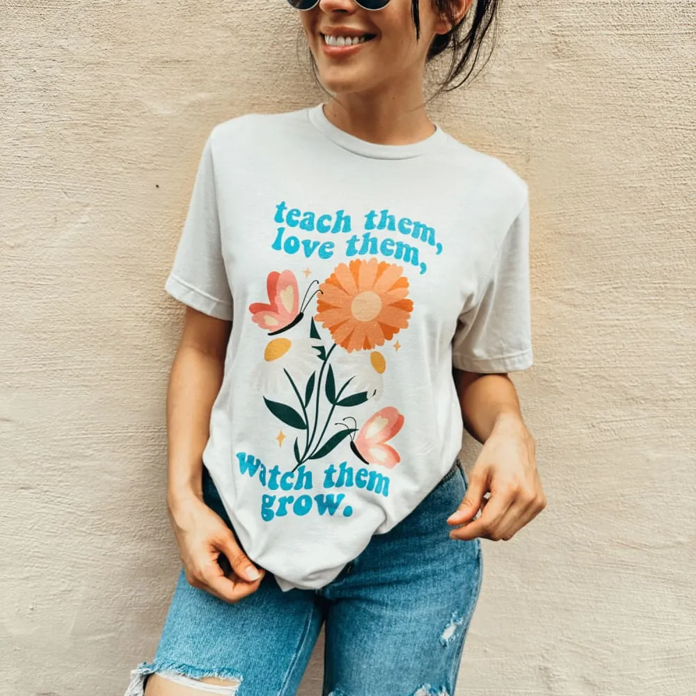 Relaxed and Comfy Teach Them Tee