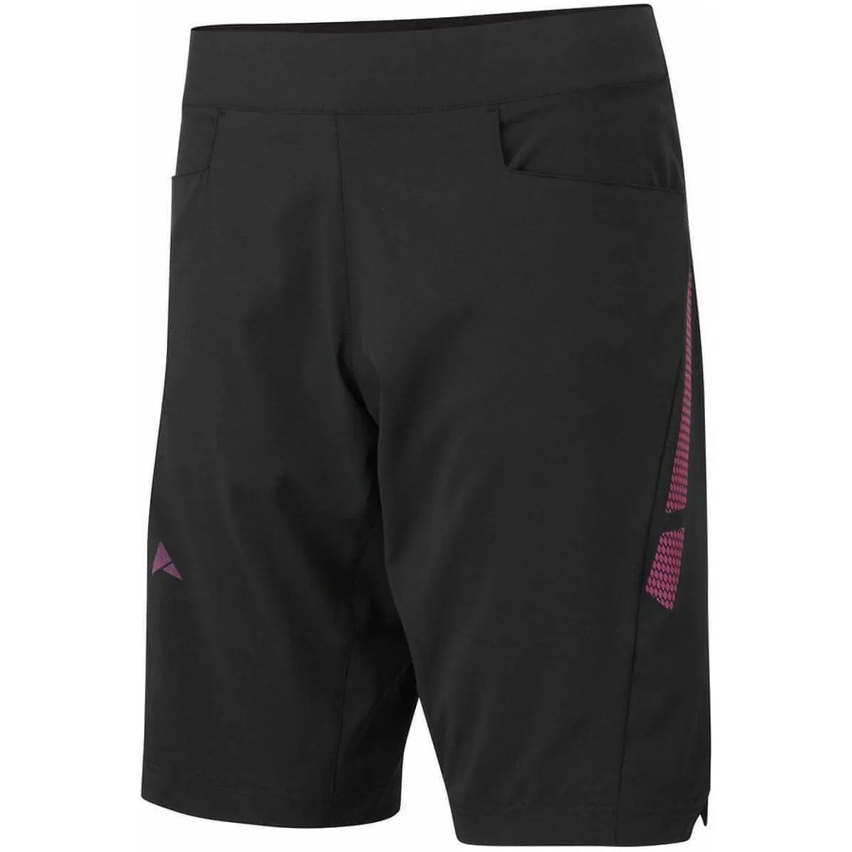 Microfiber Blend Fabric Altura Nightvision Lightweight Womens Baggy Cycling Shorts - Black