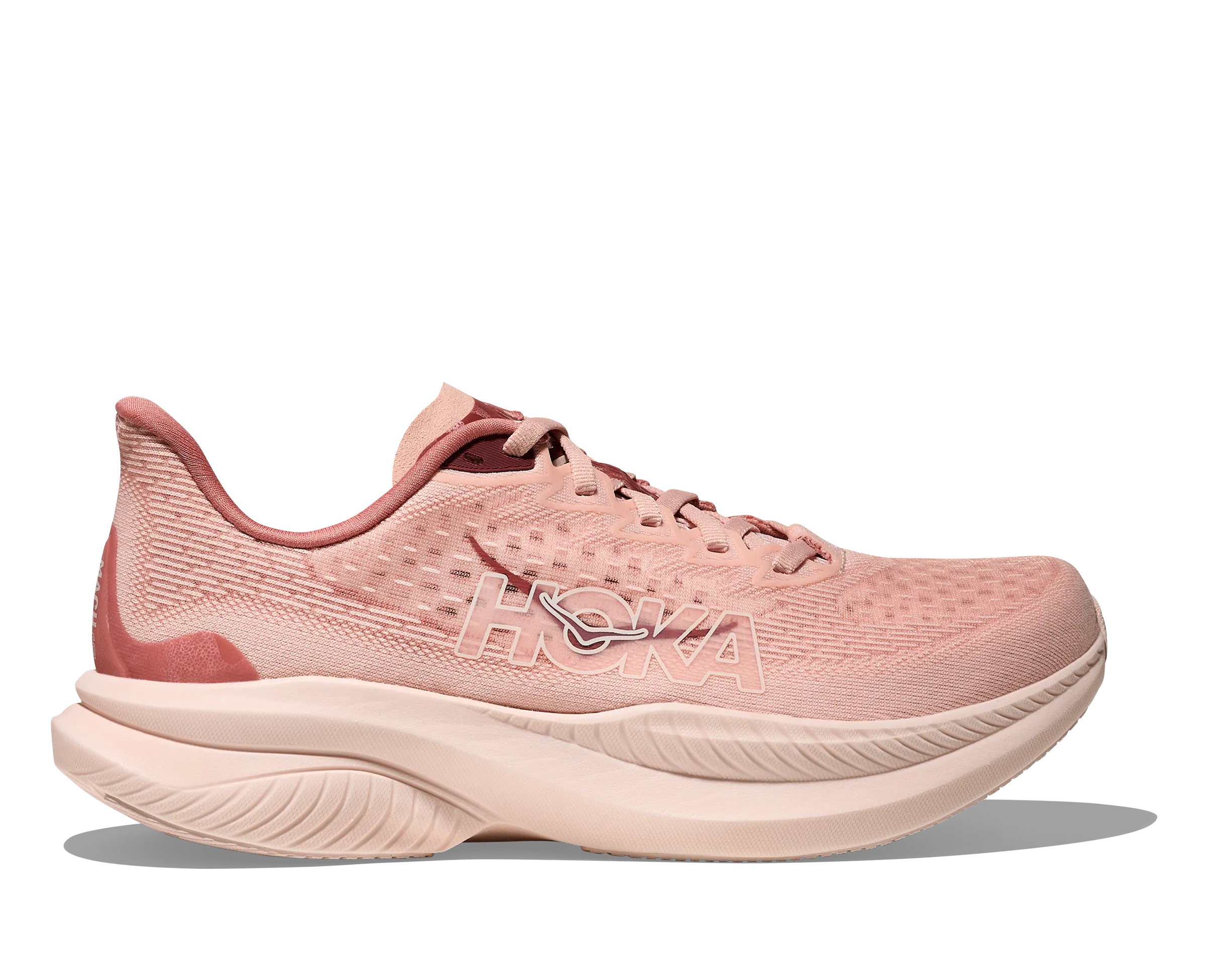 high - intensity running option Women's Mach 6 (RSLT - Rose Latte/Blush)