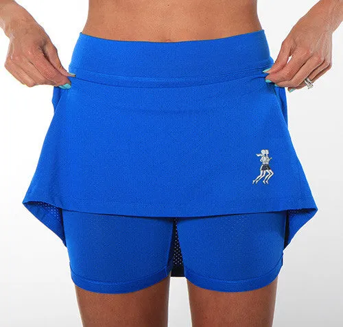 Beach Day Cobalt Blue Spirit Athletic Skirt