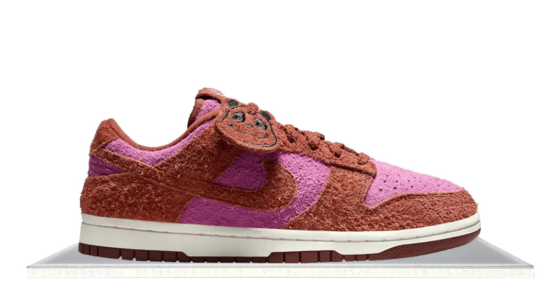 Dunk Low 'Panda-Monium' Picante Red Suede Smooth Feel On The Go