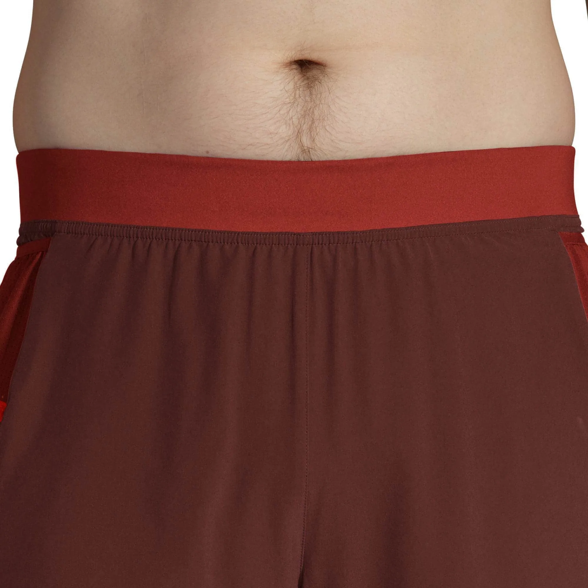 Brooks Sherpa 7 Inch 2 in 1 Mens Running Shorts - Red RollUpFasten