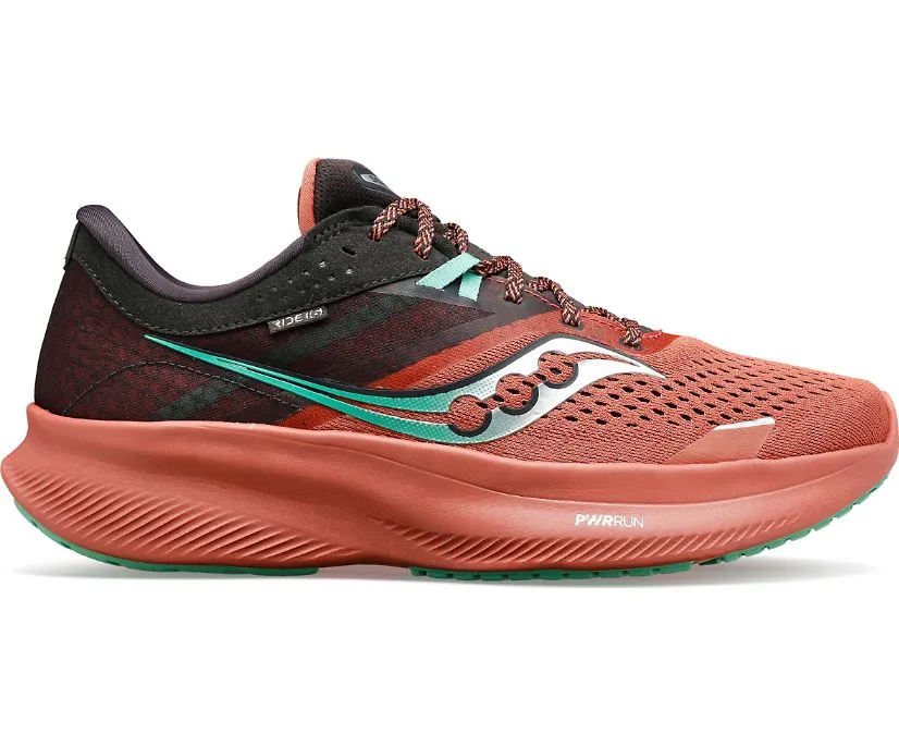 Saucony | Ride 16 | Women's | Soot/Basalt air - cushioned shoes turf shoes