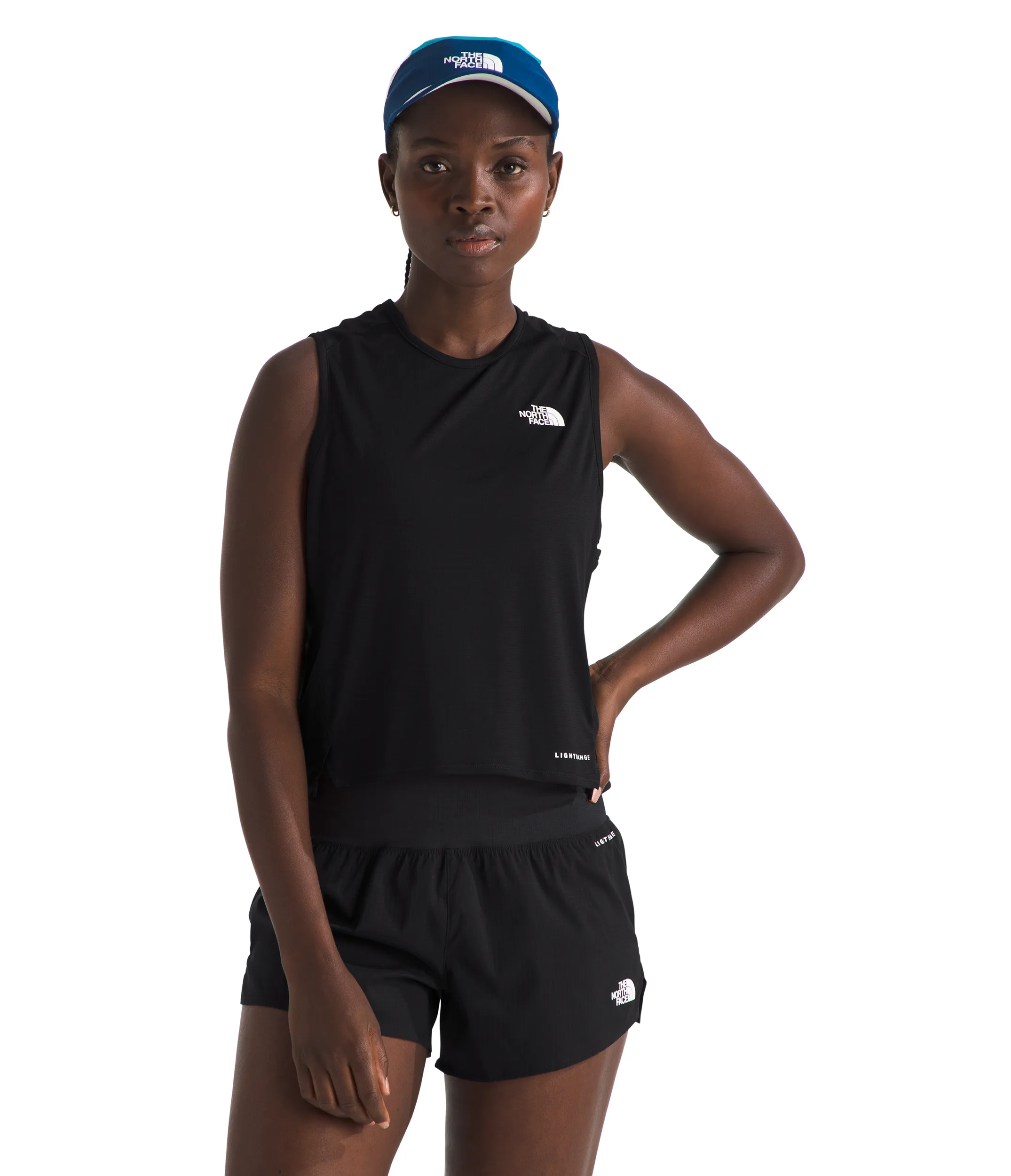 Women's Sunriser Tank (TNF Black) Fame Glow Eco-Friendly Material