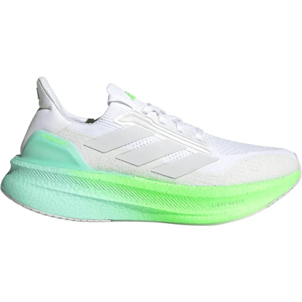 Shock Dispersion Technology Adidas Ultraboost 5X (Women's) - White/Dash Grey/Lime Burst
