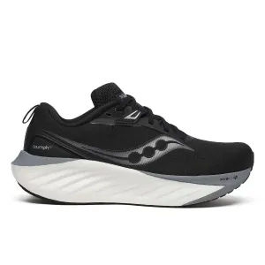 Saucony Triumph 22 Wide (Womens) - Black/White spring - specific shoes Micro Grip