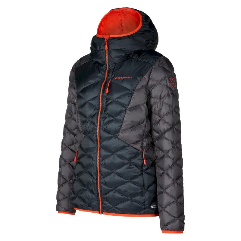 La Sportiva Pinnacle Down Jacket Womens Rollaway Collar Feature