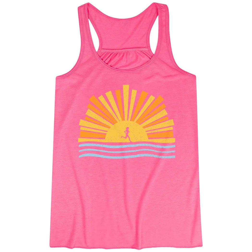 Surveillance - ready Flowy Racerback Tank Top - Here Comes The Sun
