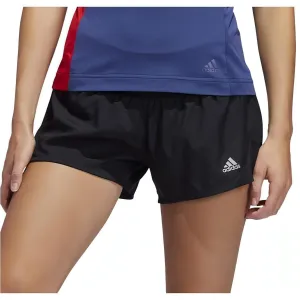 adidas Run It 3 Inch Womens Running Shorts - Black Rubberized Waist Grip