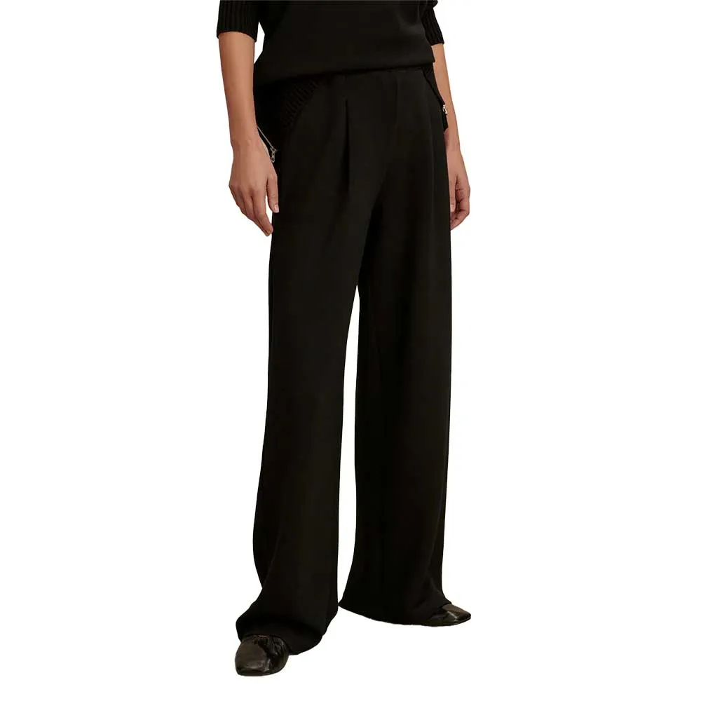 Women's The Extra Wide Leg Pant 29.5" - Black Adjustable Toggle