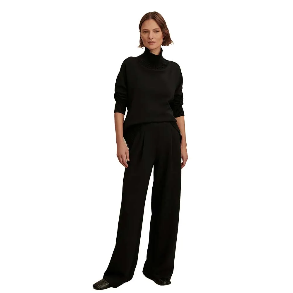 WickingInnerLayer Women's The Extra Wide Leg Pant 29.5" - Black