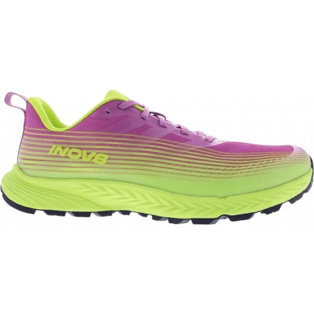 Ventilated Upper Design Layered cushioning Inov-8 Trailfly Speed (Women??s) - Purple/Green