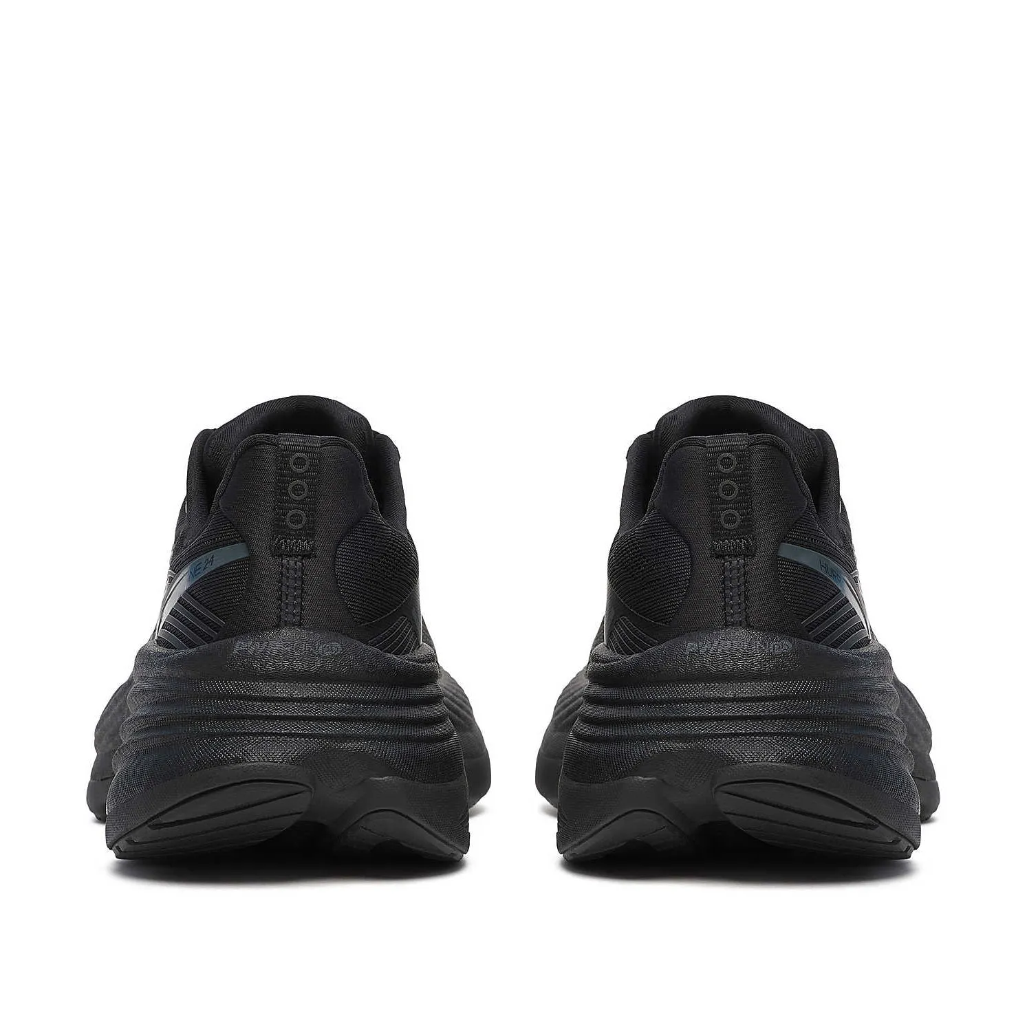 Women's Hurricane 24 Running Shoes Black / Black stretchy - material - flexibility shoes TPU Heel Stabilizer